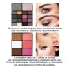 74 Colores Paleta De Maquillaje Profesional Kit Combinado