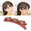 2Pcs Double Layers Twist Band Plait Hair Clips, Front Hair