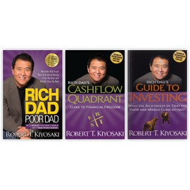 Rich Dad Poor Dad 3 Books Collection Set [Rich Dad Poor Dad, Rich Dad's Cashflow Quadrant & Rich Dad's Guide to Investing] by Robert Kiyosaki