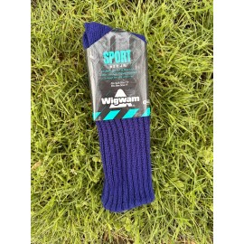 Wigwam New Wigwam Slouch Socks Sport 622 JR Shoe Size 1-5/Sock 7-9 Blue Kids FREE SHIP