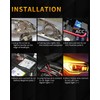 Qasim Sequential LED Strips APP Bluetooth Control RGB Multi Color