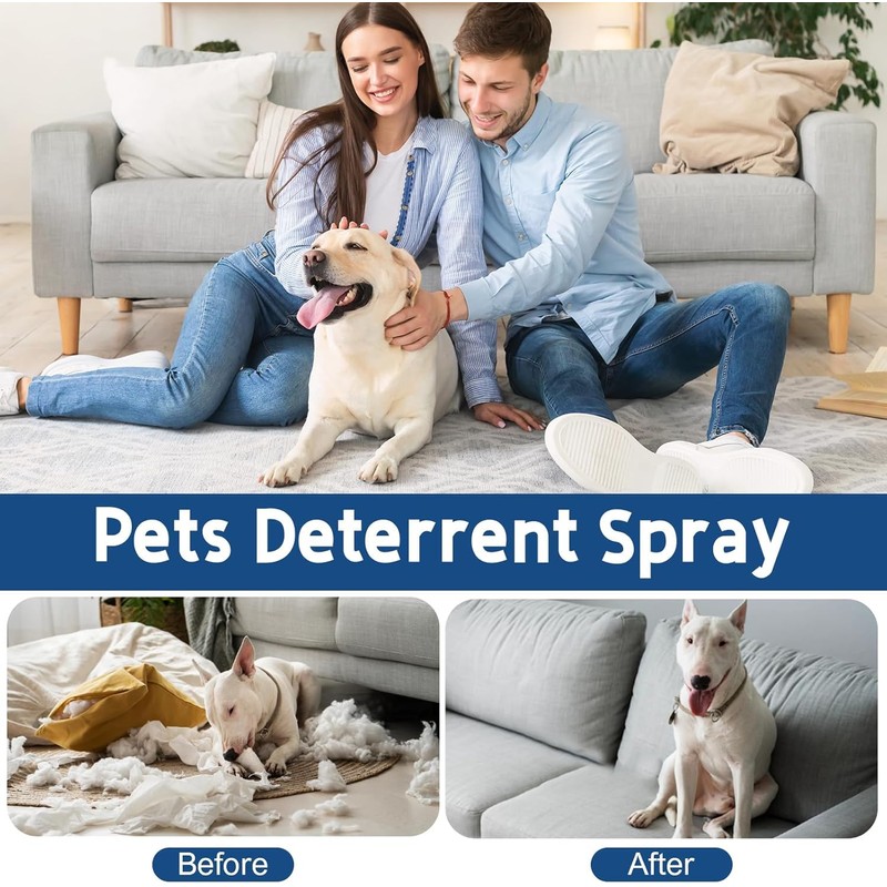 PUDXLRE No Chew Spray for Dogs 120ML Bitter Apple Spray