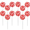 Swirls Lollipop Candy, Mixed Fruit Flavor, Individually Wrapped (Red Swirl,