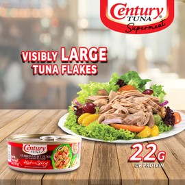 Century Tuna Hot and Spicy, 4.9 Ounce (Pack of 12)