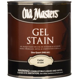 Old Masters 24982 81304 Gel Stain, Cedar, 1 Quart