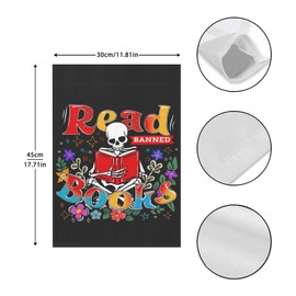 Read Banned Books Flag Inspirational Banners Porch