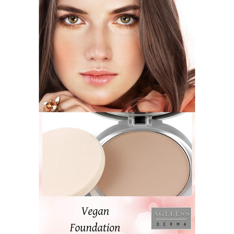 Pressed Mineral Foundation With Vitamin for a Natural Silky Finish