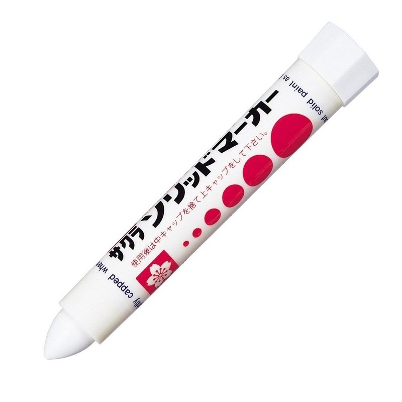 Sakura Crepas Permanent Pens, Solid Markers, SC-P#50 (10), White, 10