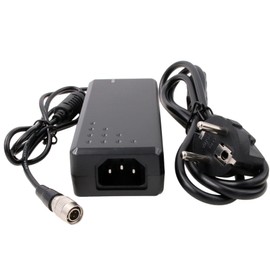 HangTon Hirose 4 Pin AC DC Power Supply 12V/4A for Audio Devices 702T 688 552 MixPre Zoom F4 F8 Recorder ZAXCOM (EU)