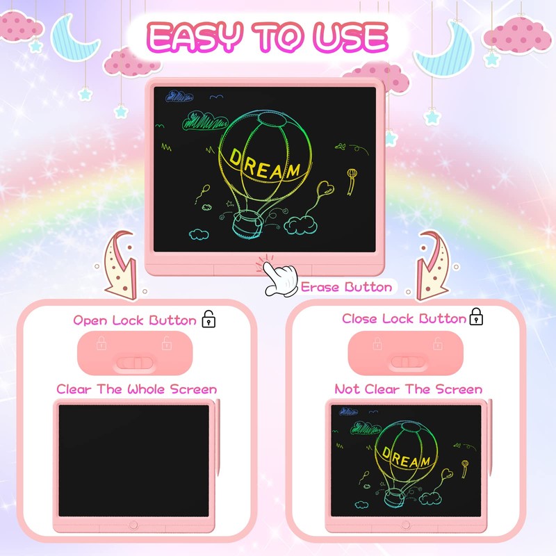 LCD Writing Tablet for Kids 15 Inch Doodle Boards Drawing