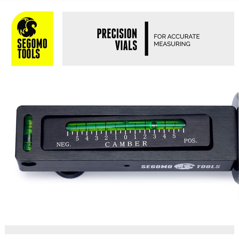 Segomo Tools Adjustable Universal Magnetic Camber Gauge | Magnetic Camber