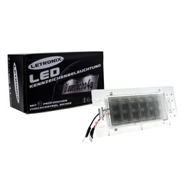 letronix SMD LED Number Plate Light Module with E-Certification Mark Compatible with: Omega B Saloon Year 1994-2003 / Tigra A Year of Manufacture 1994-2001