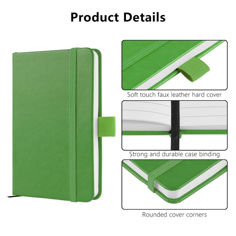 A6 Notebooks, Pocket Notebook Small Notebook Note Pads Hardback Notebook