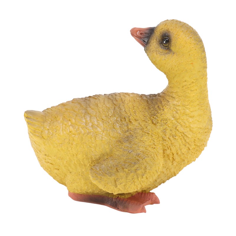 Duck Ornament Resin Weather Resistant Cute Vivid Expression Duck Statues