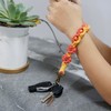 AOKSUNOVA Key Ring Band Macrame Lanyard Short Key Pendant Girls