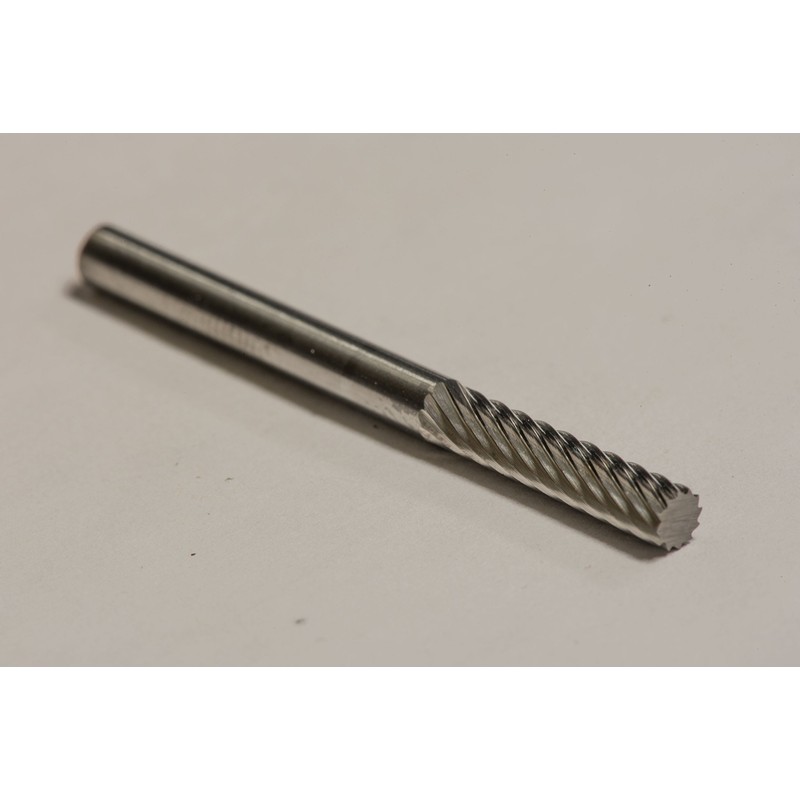 SA-43 Single Cut Solid Carbide Burr Die Grinder Bit 1/8"