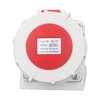 Industrial Connector Socket 16A 5 Pin 3P+N+E Surface Mount IP67