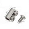 40 PCS Wire Rope Clips with end Screw Stopper I