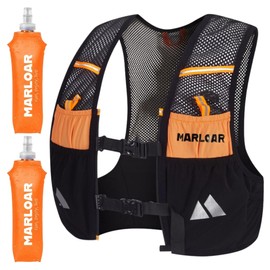 Hydration Vest for Running, Cycling or Trail Running (Black, L)