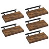 VASAGLE Wall Shelves Set of 5, Floating Shelves, Wall Mounted,