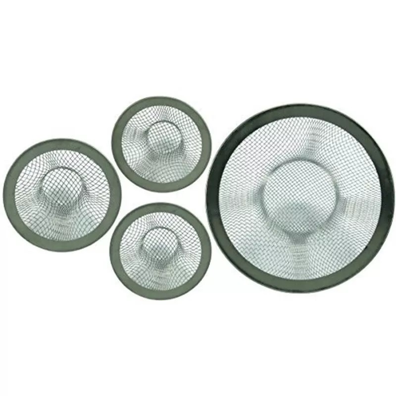 Topzone Stainless Steel Sink Strainer Set- 4 Pieces, Fits Most