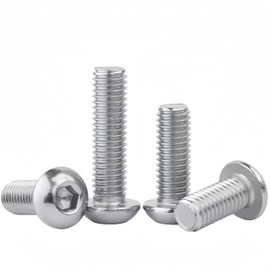 NACX M2 x 20mm Button Head Hex Socket Cap Screws Bolts, Allen Socket Drive, 304 Stainless Steel, 250Pcs
