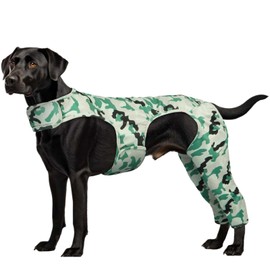 Hjyokuso Recovery Suit For Dogs, Dog Surgery Suit, Leg Surgery Recovery Suit, Lick Sleeve For Rear Leg, Elbow Protector, Pet Sleeve To Prevent Licking Bite, Avoids Wound Infection - L
