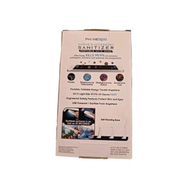 PhoneSpa Convenient, Portable, and Foldable UV-C Light Sanitizer NIB