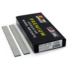 A2Z TIRE SUPPLIES 360 Pcs Grey Coated FE Low Profile Adhesive Wheel Weight 1/4oz Segments 30 Strips 6 Lbs for Car, SUV, Truck Specially Made for US Market