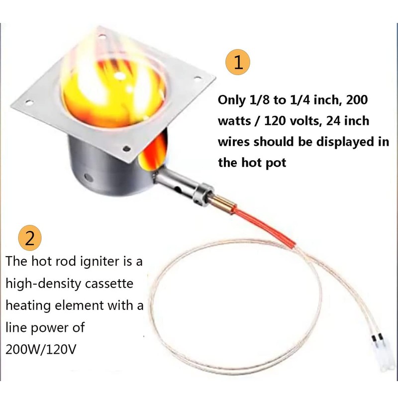 Replacement Hot Rod Ignitor Kit for Traeger Wood Pellet Grills,with