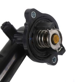 MAXWIN Engine Coolant Thermostat Housing Assembly fit 11-15 for Dodge Durango 3.6L, 11-17 for Jeep Grand Cherokee 3.6L, 12-17 Wrangler 3.6L, 2018 Wrangler JK 3.6L Thermostat