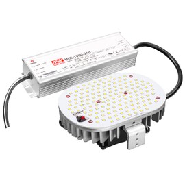 OSTEK 75W LED Shoebox Retrofit Kits, Replace 350W MH/HPS/HID Bulbs- 10,125LM 5000K E39 Mogul Base Retrofit Lights for Parking Lot Shoebox Light, Street Lighting, MEANWELL Driver, DLC&ETL Certified