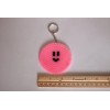 Handmade Perler Bead Keychains Kirby Franchise Pink Glow-in-the-Da