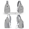 ZOMAKE Sling Bag,Small Crossbody Sling Backpack,Water Resistant Shoulder Bag Anti