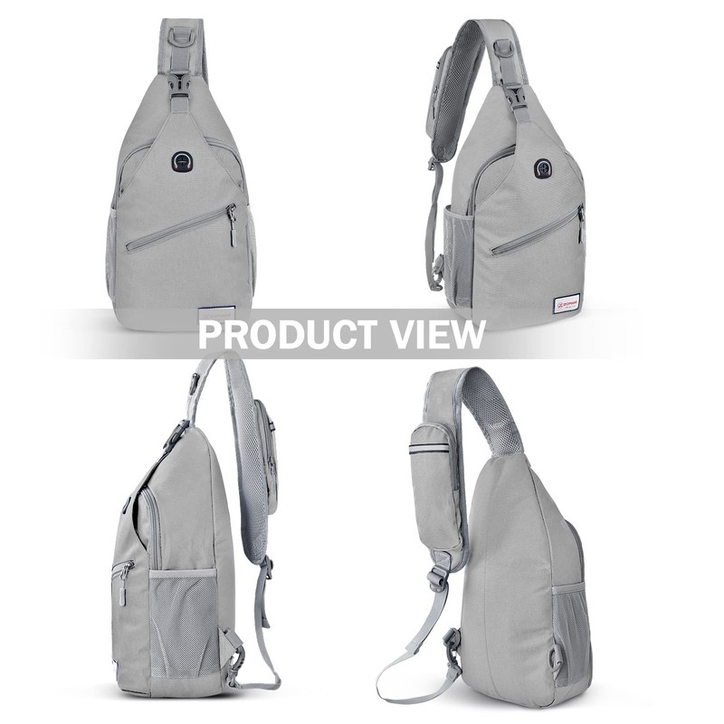 ZOMAKE Sling Bag,Small Crossbody Sling Backpack,Water Resistant Shoulder Bag Anti