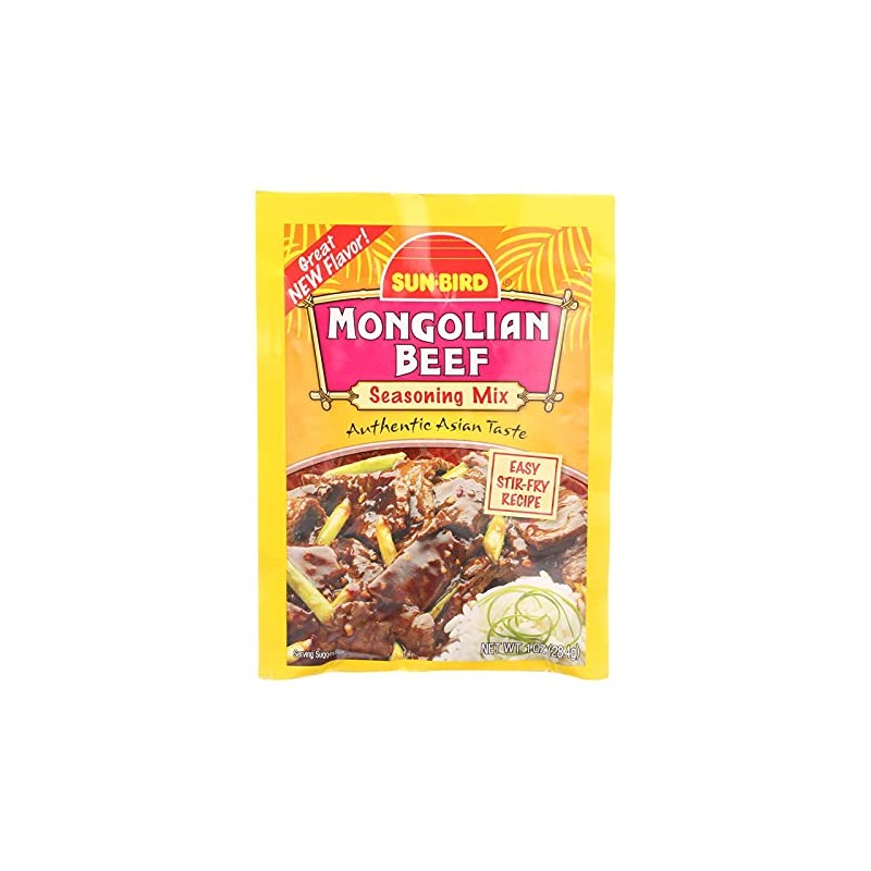 SunBird Seasoning Mix - Mongolian Beef - 1 oz -