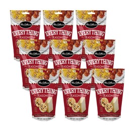 Mrs. Cubbison's Cheese Crisps - 100% Real Cheese, Keto Friendly, Great for Snacking and Salad Topper - Everything Seasoned Flavor (1.98 Ounce (Pack of 9)