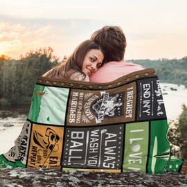 Hocgiwd Golf Gifts for Men, Golf Gifts, Golf Gifts for Men Unique, Golf Gifts for Women, Funny Golf Gifts, Cool Golfing Gifts Idea for Golfers, Golf Lover Birthday Gift Blanket 60” x 50”