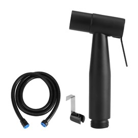 Bidetss handbrause für toilette,Schwarz Hand Gehaltenes Bidetss Sprayer Kit, Premium Edelstahl Gebürstet Bidetss Handbrause, für Badezimmer, Toilette, Bidetss, Stoff, Windelreinigung, Sprayer.