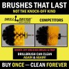 Drillbrush Drill Brush Attachments for Cleaning Auto Interior, Tile, Grout,