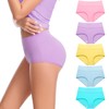 CAILECOTTON Womens Underwear Cotton Briefs Plus Size High Waisted Underwears