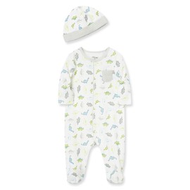 Little Me baby boys and Toddler Sleepers, Dinosaur Print, 9 Months Pack of 1 US