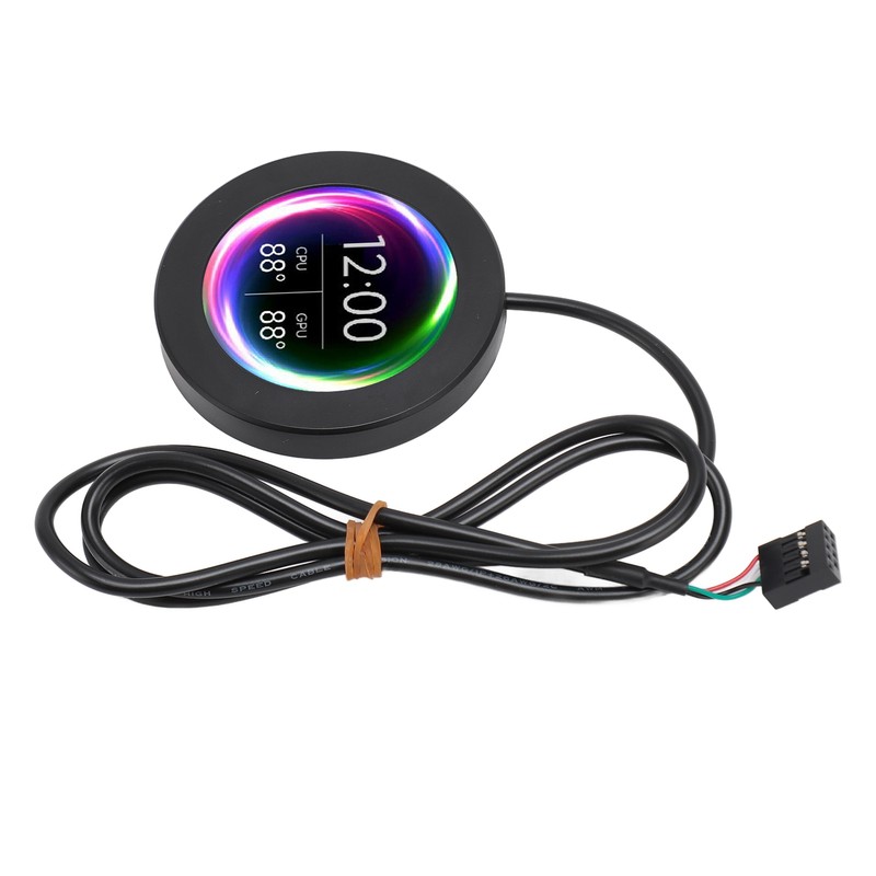 2.1 Inch AIO Computer Temp Monitor CPU Cooler LCD Display