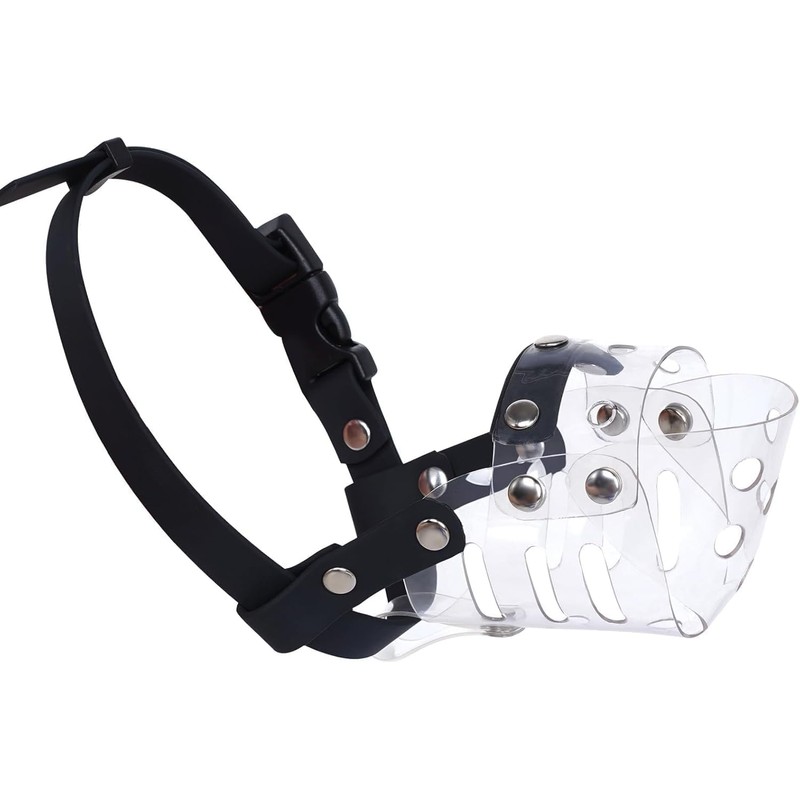 Mayerzon Dog Muzzle, Basket Muzzle for Small Medium Dogs Poodle