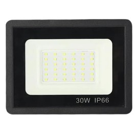 [30W Floodlight, 1.7m Cable, IP66], Daylight Color, 3,000 LM, 6500K, Floodlight, 1.7 Cord, IP66 Waterproof, 120° Wide Angle 100V/200V, 85-265V, Work Light, Energy Saving, Dustproof Function, Outdoor