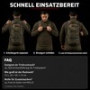 Zentauron Sprinter Pack Robust Daypack Made of Cordura, 13L Volume,