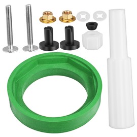 COHEALI 1 Set Toilet Tank Gasket Kit Complete Toilet Tank Replacement Parts with Bolts Effortless Installation Prevents Leaks Comprehensive Repair