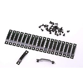 Goodway 40 Sawtooth Picture Hangers Black with Screws │ Prong Hanger for Picture Frames