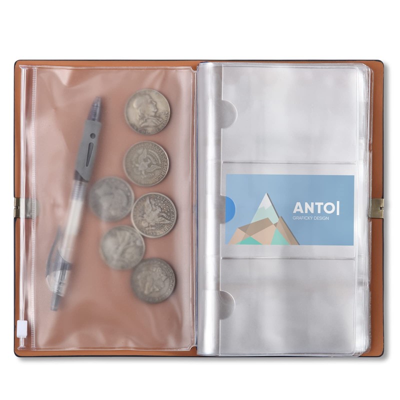 MUDOR Pressed Penny Collecting Book with Archival Diary, Souvenir Penny
