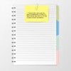 Index Sheet Divider Card Sheet a4 30 Holes Divider Labels